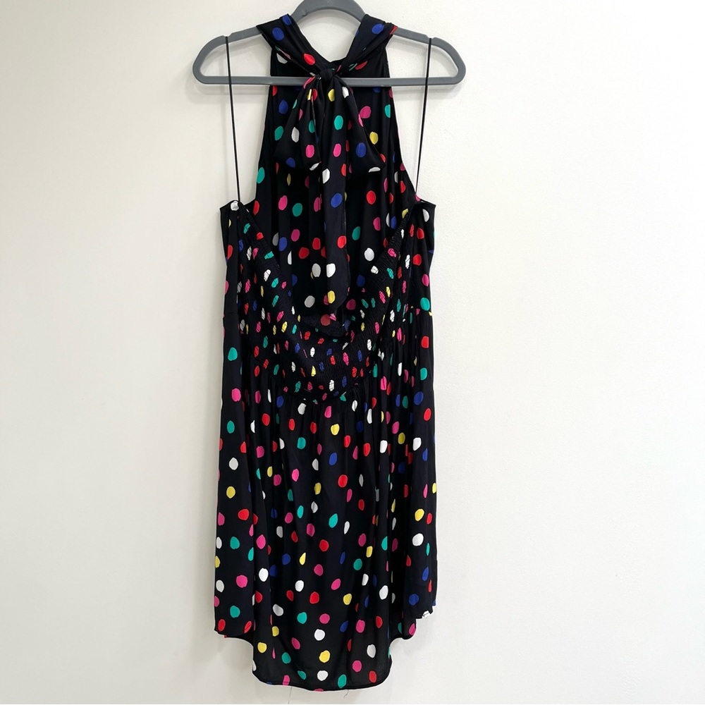 RIXO x Target Black Multi Color Polka Dot Halter Dress Plus Size 3X - Picture 6 of 14